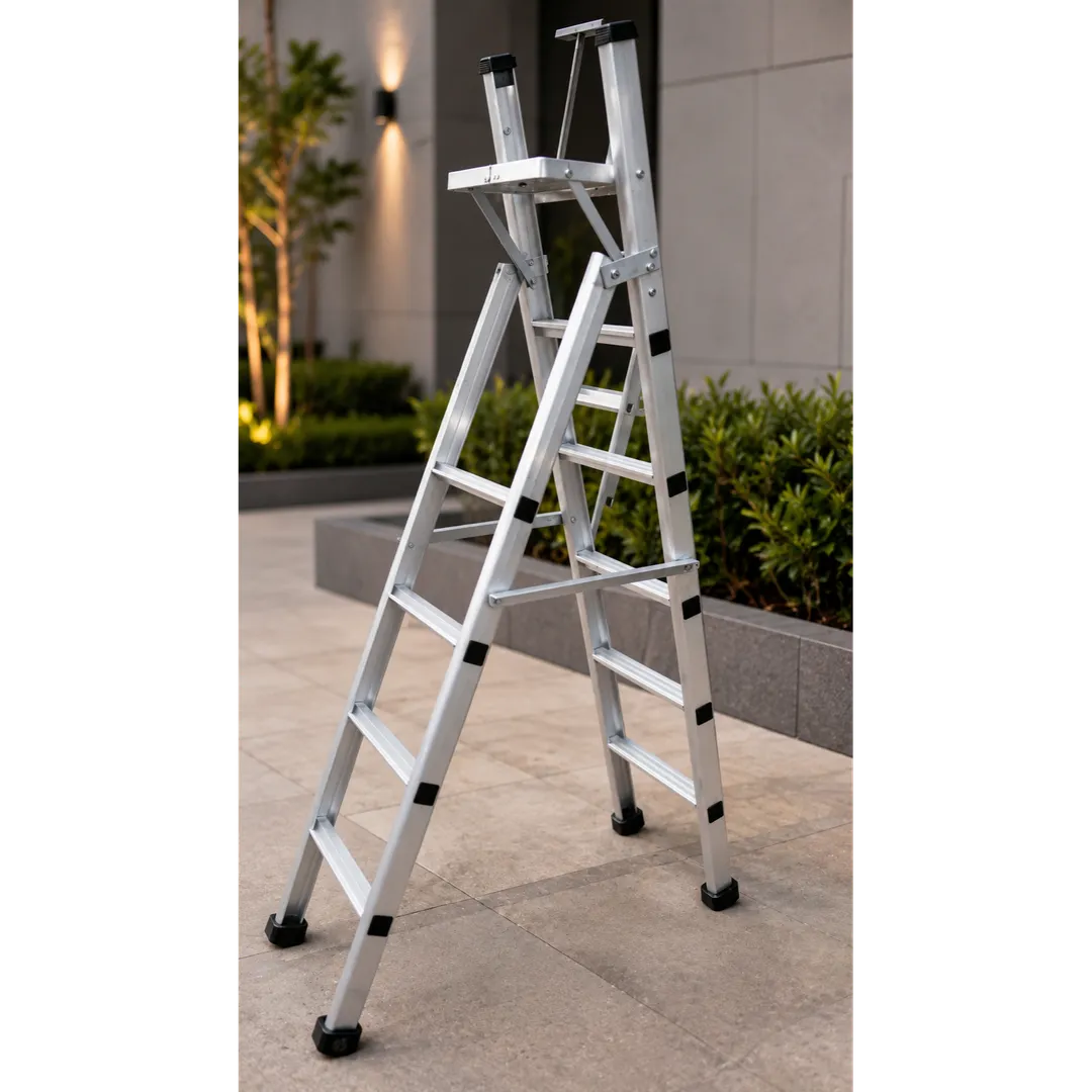 Premium Aluminium Folding Ladder Strong, Lightweight & Easy to Use