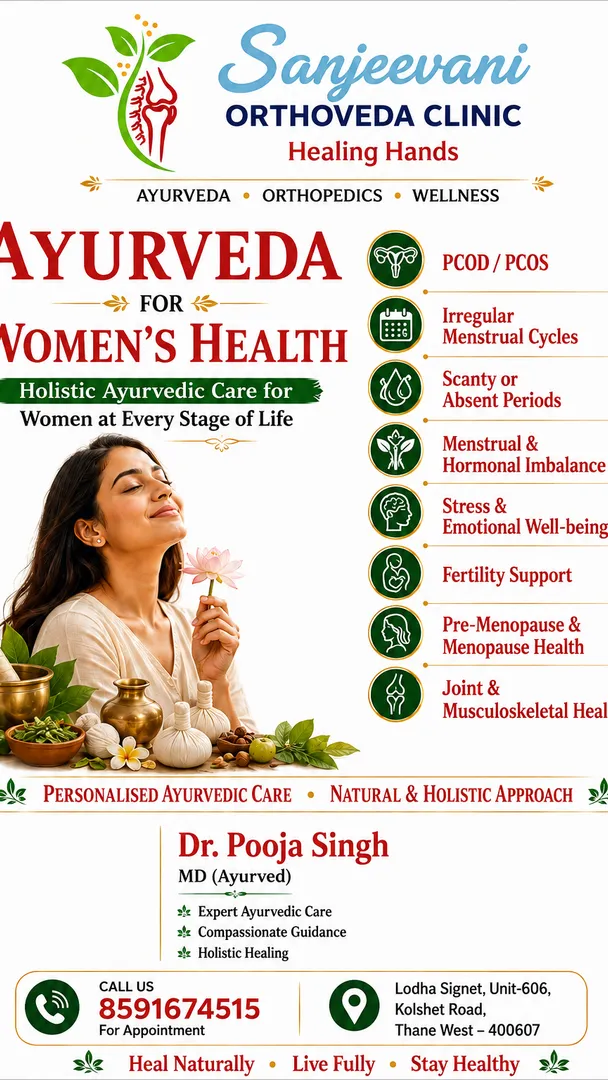 best ayurvedic doctor in Kolshet and Lodha signet,Ayurveda for women's health,