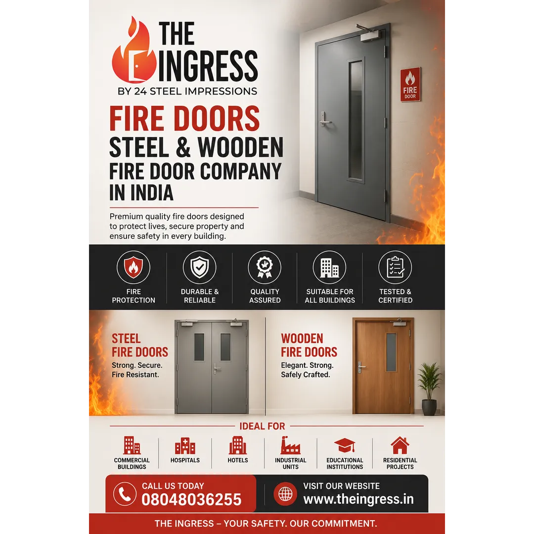THE INGRESS | Fire Doors, Steel & Wooden Fire Door Company India