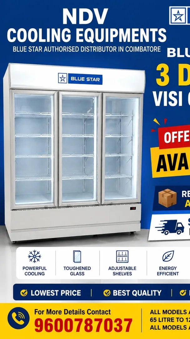 Commercial Deep Freezer Sales And Service Dealers In Coimbatore | +918438291122