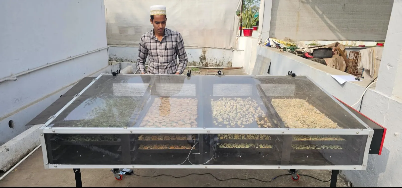 Commercial Solar Dryer in Hathras for Spice, Vegetable and Farm-Produce Processing