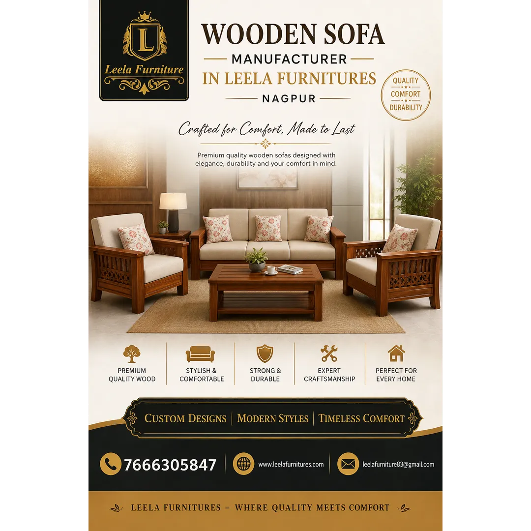 Wooden Sofa Manufacturer in Nagpur