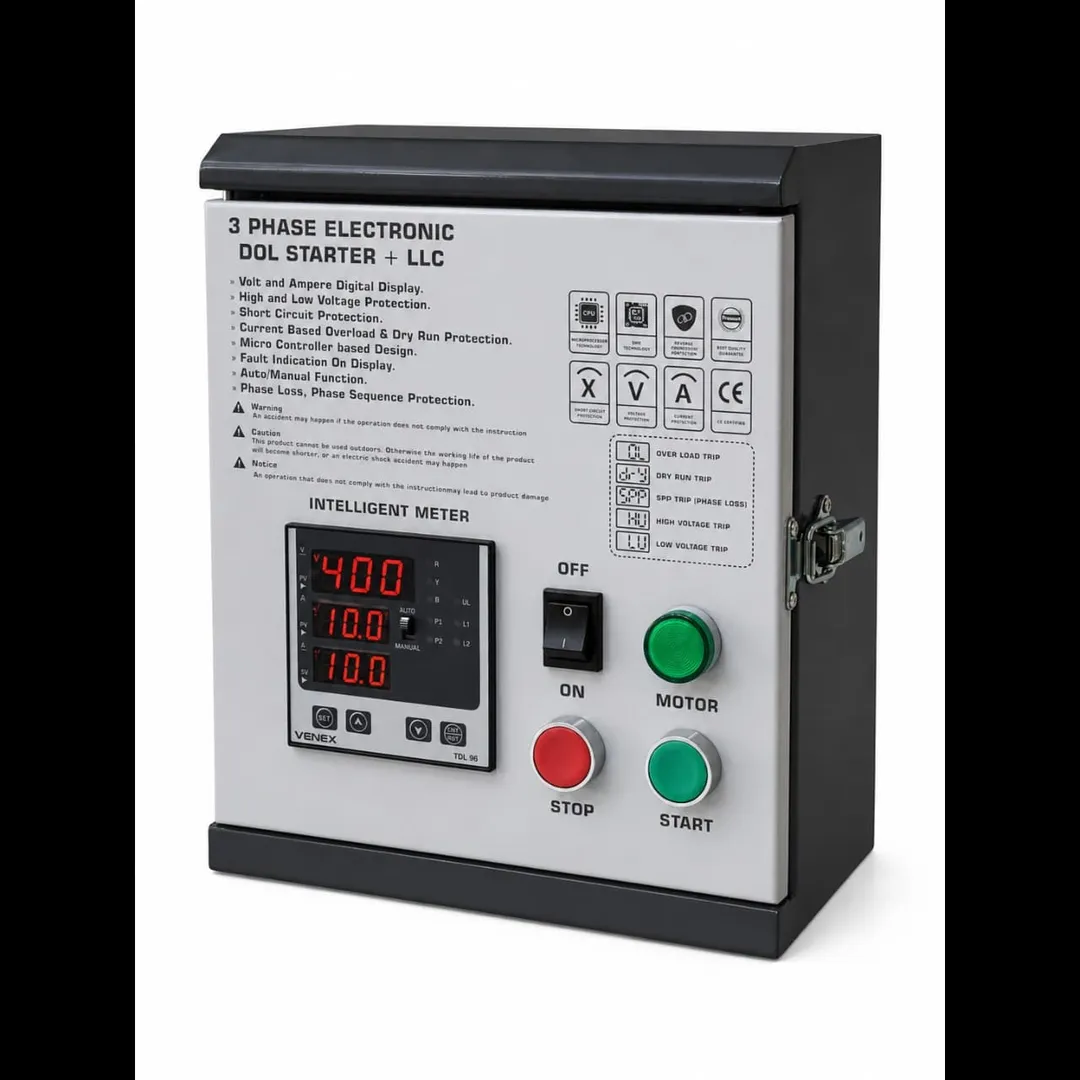 FULLY AUTOMATIC DIGITAL STAR DELTA CONTROL PANEL