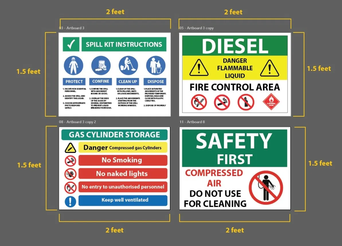 Industrial sign board Manufacturers in Coimbatore