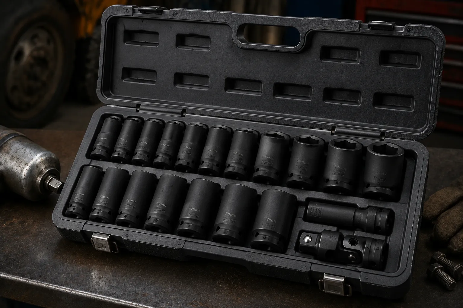 Heavy-Duty Repairs Demand the Right TONE Tool Impact Socket Set