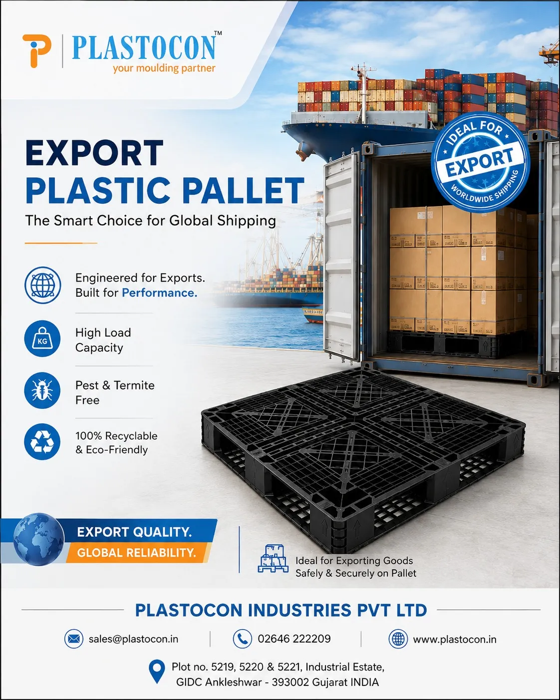 Export Plastic Pallet