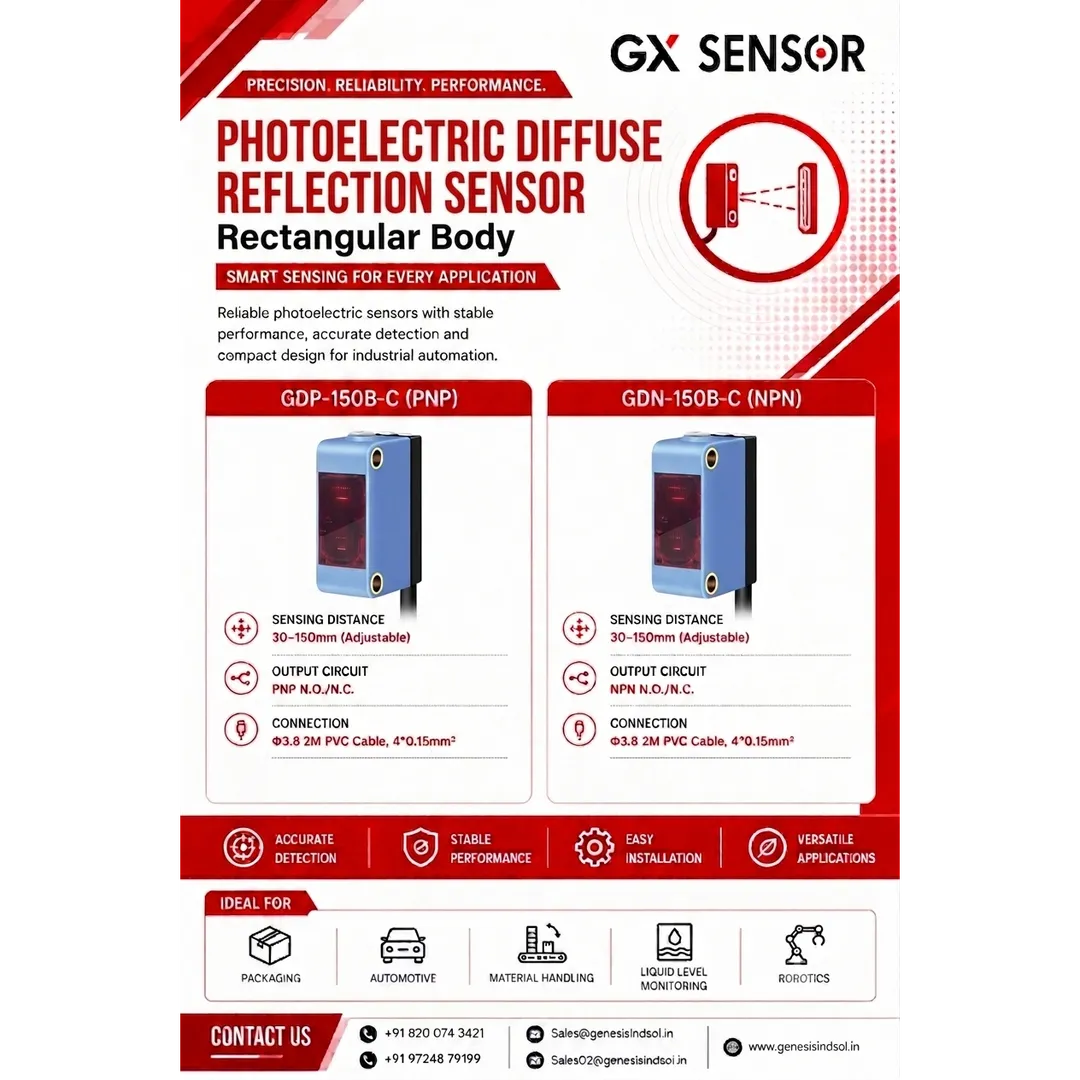 GX PHOTOELECTRIC DIFFUSE REFLECTION SENSOR – ACCURATE & RELIABLE OBJECT DETECTION