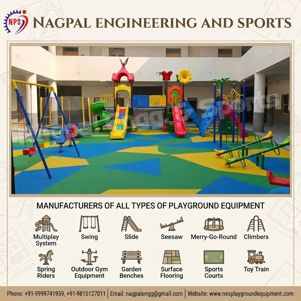 Children Park Playground Equipment Manufacturer in Agra | LLDPE & FRP Multiplay System