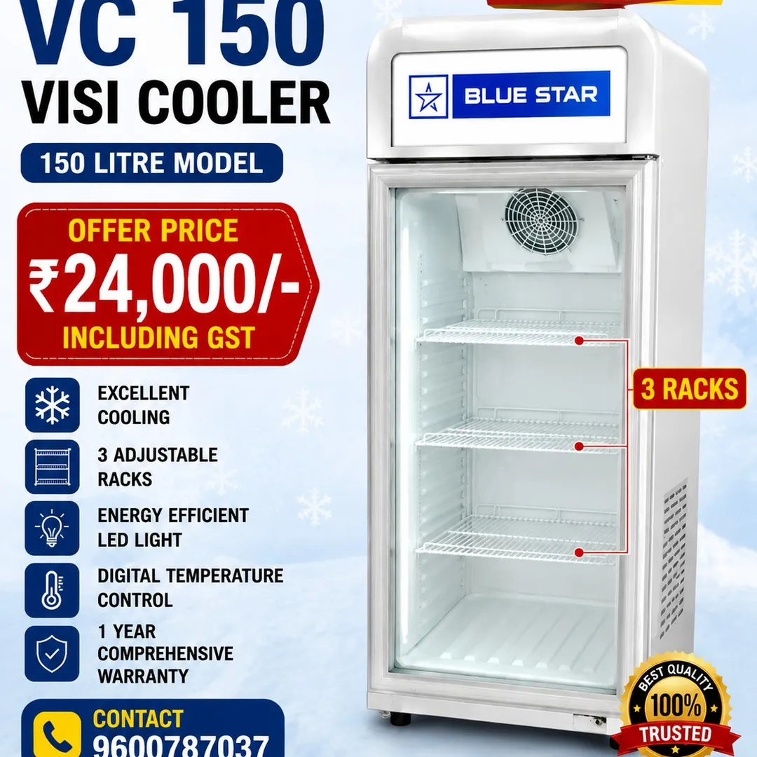 Ndv Cooling Equipments | Blue Star Authorised Commercial Visi Cooler Distributor In Coimbatore