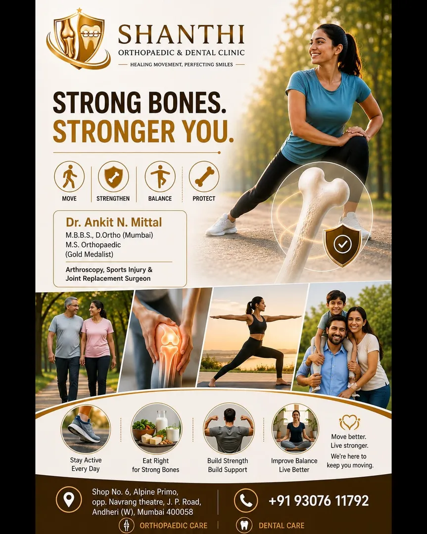 Only Mantra for Mumbaikars residing in Mumbai to keep bones healthy.