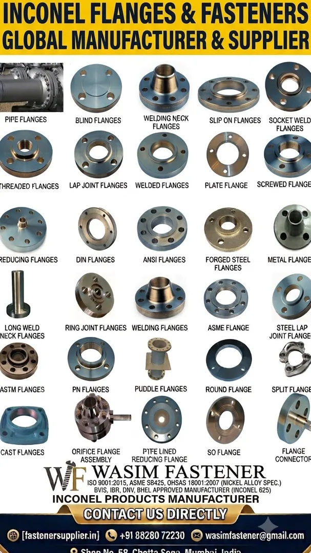Inconel Flanges Manufacturer, Supplier & Exporter in India | Inconel 600, 625 & 718 Flanges
Premium