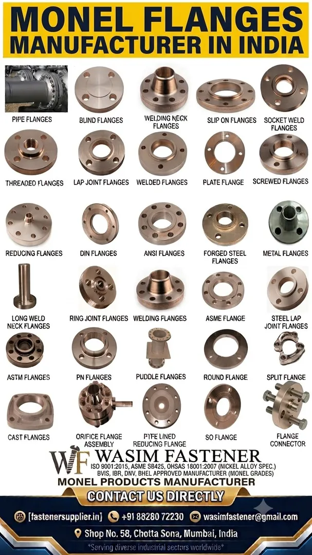 Monel Flanges Manufacturer, Supplier & Exporter in India | Monel 400 & K500 Flanges
Premium Quality