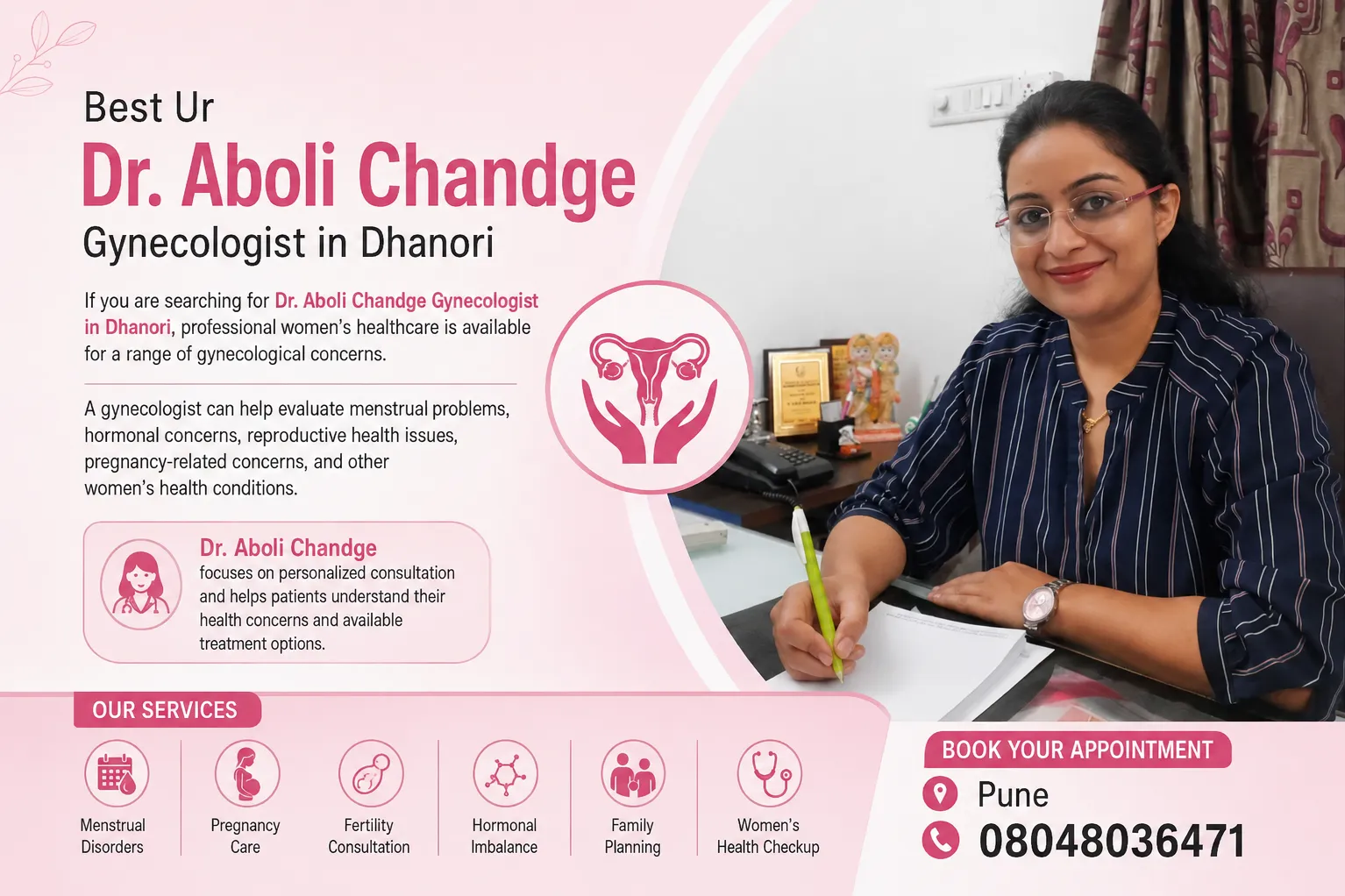 Dr. Aboli Chandge Gynecologist in Dhanori