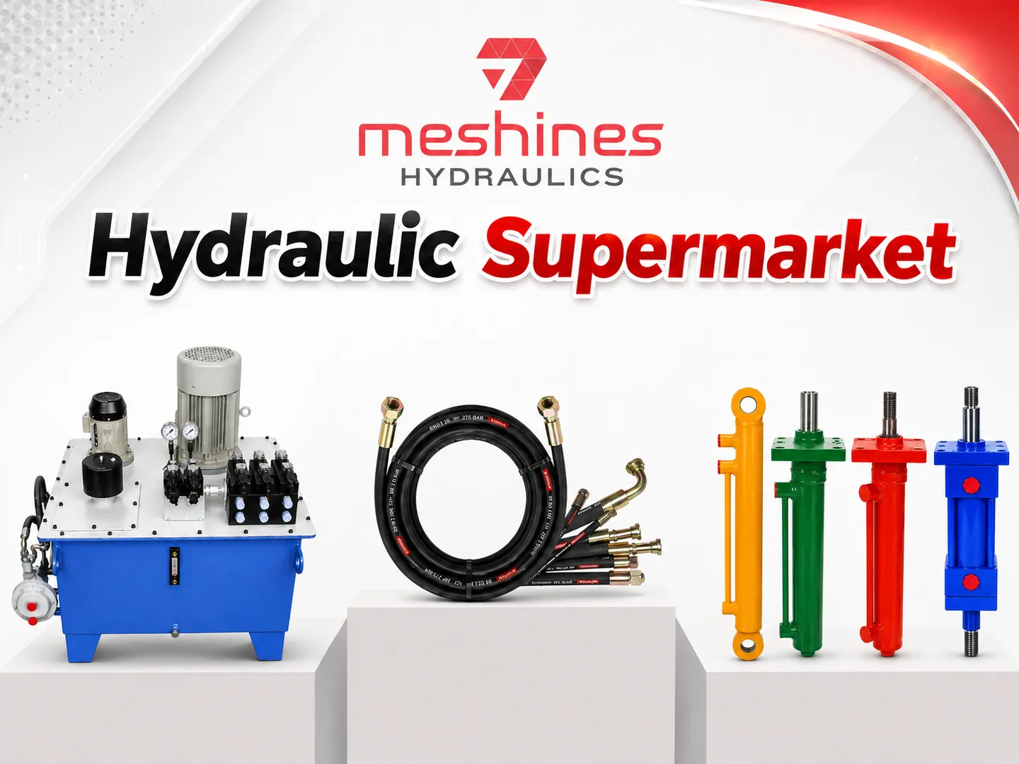 Hydraulic Hoses, Cylinders & Power Packs – Exported from India to Foreign Countries