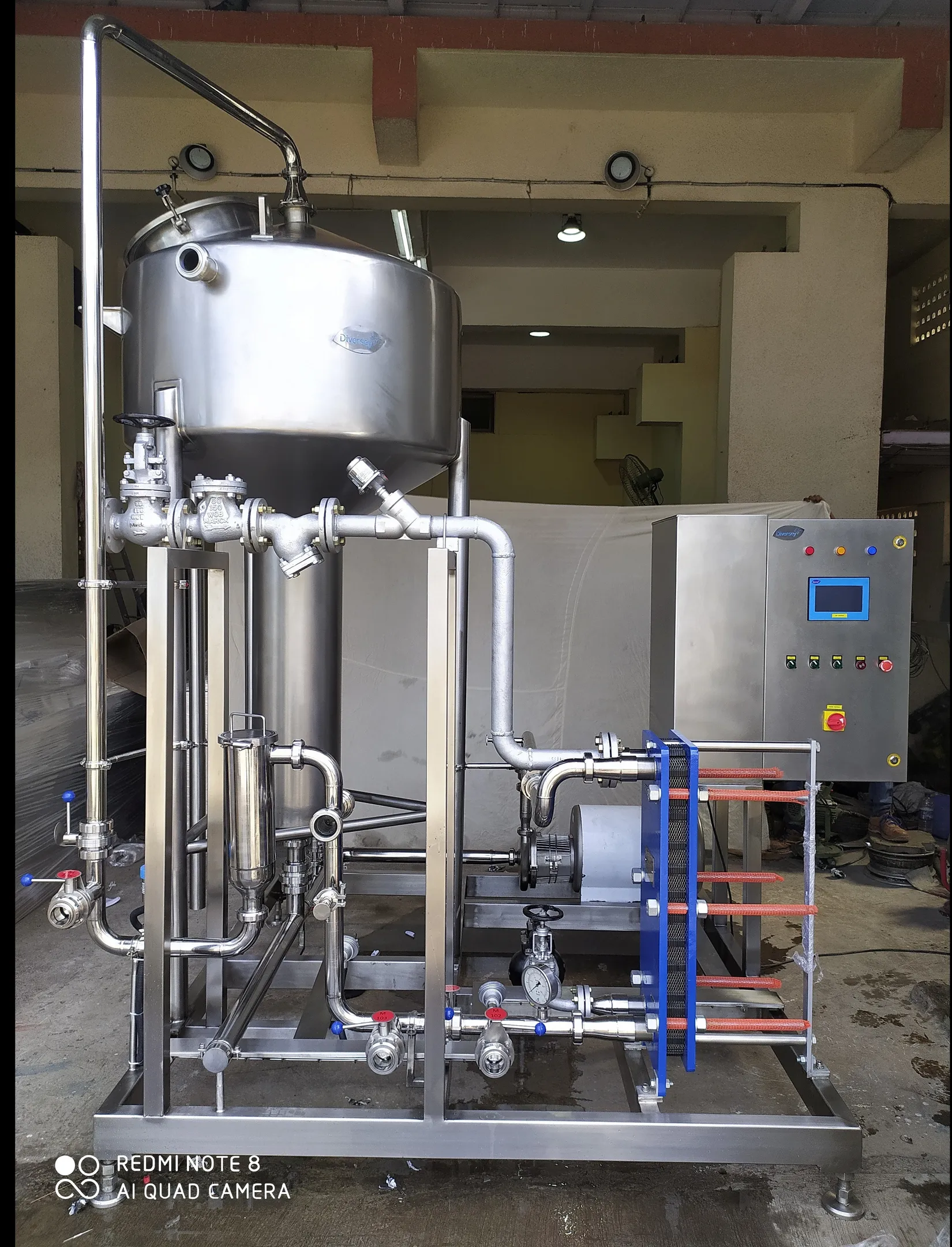 Custom Industrial Stainless Steel Skid Fabrication