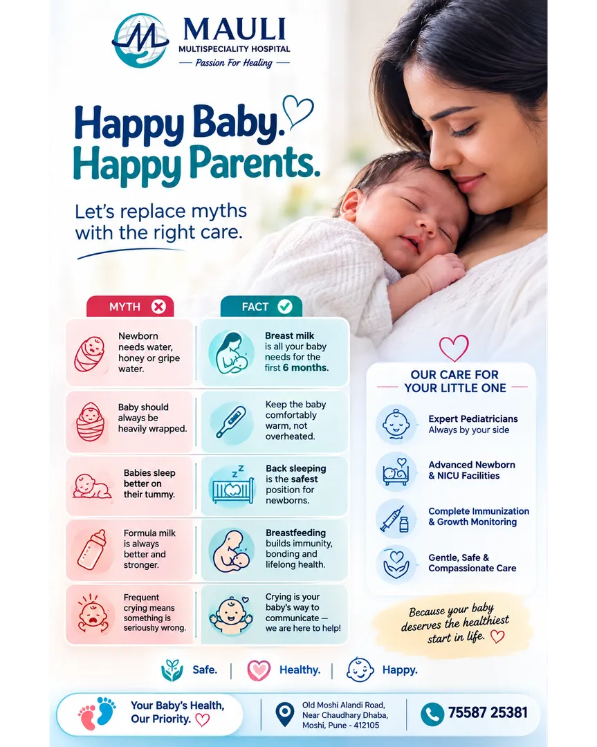 “NEWBORN CARE: MYTHS VS. FACTS ❤️”