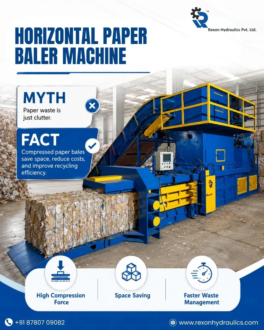 Horizontal Paper Baler Machine in Ahmedabad