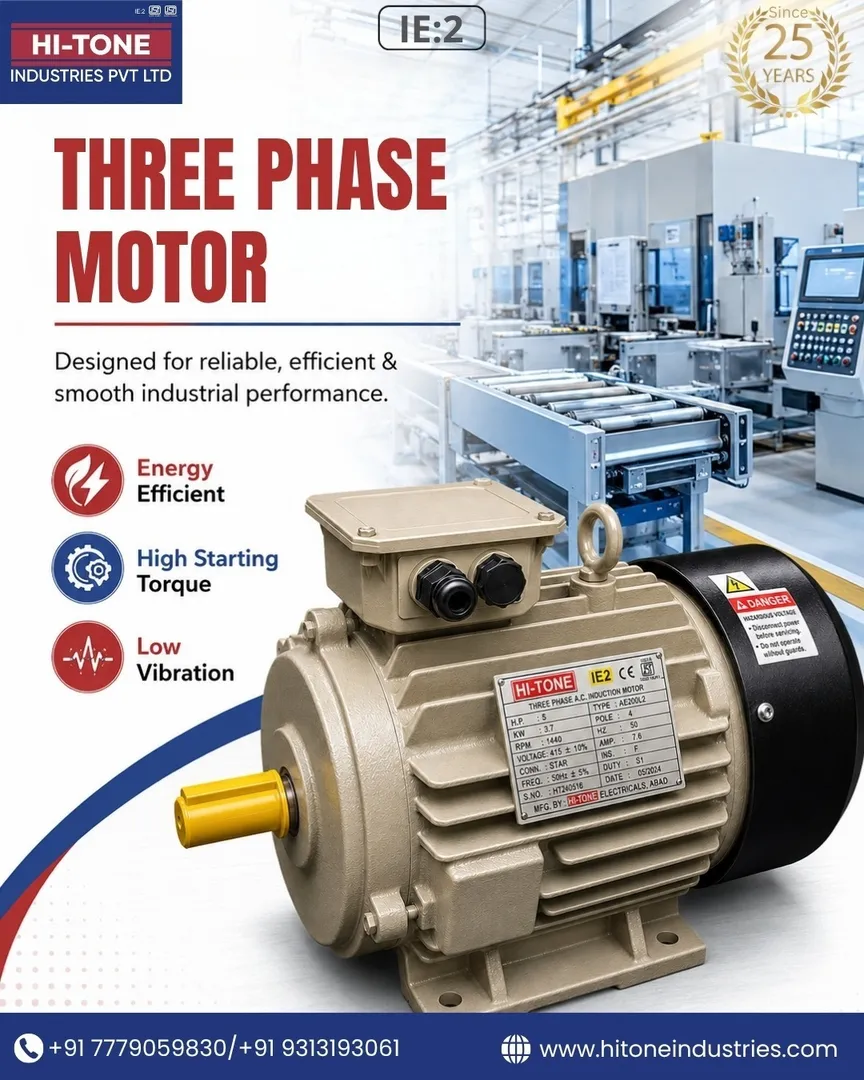 Three Phase Motor Manufacturer in Ahmedabad