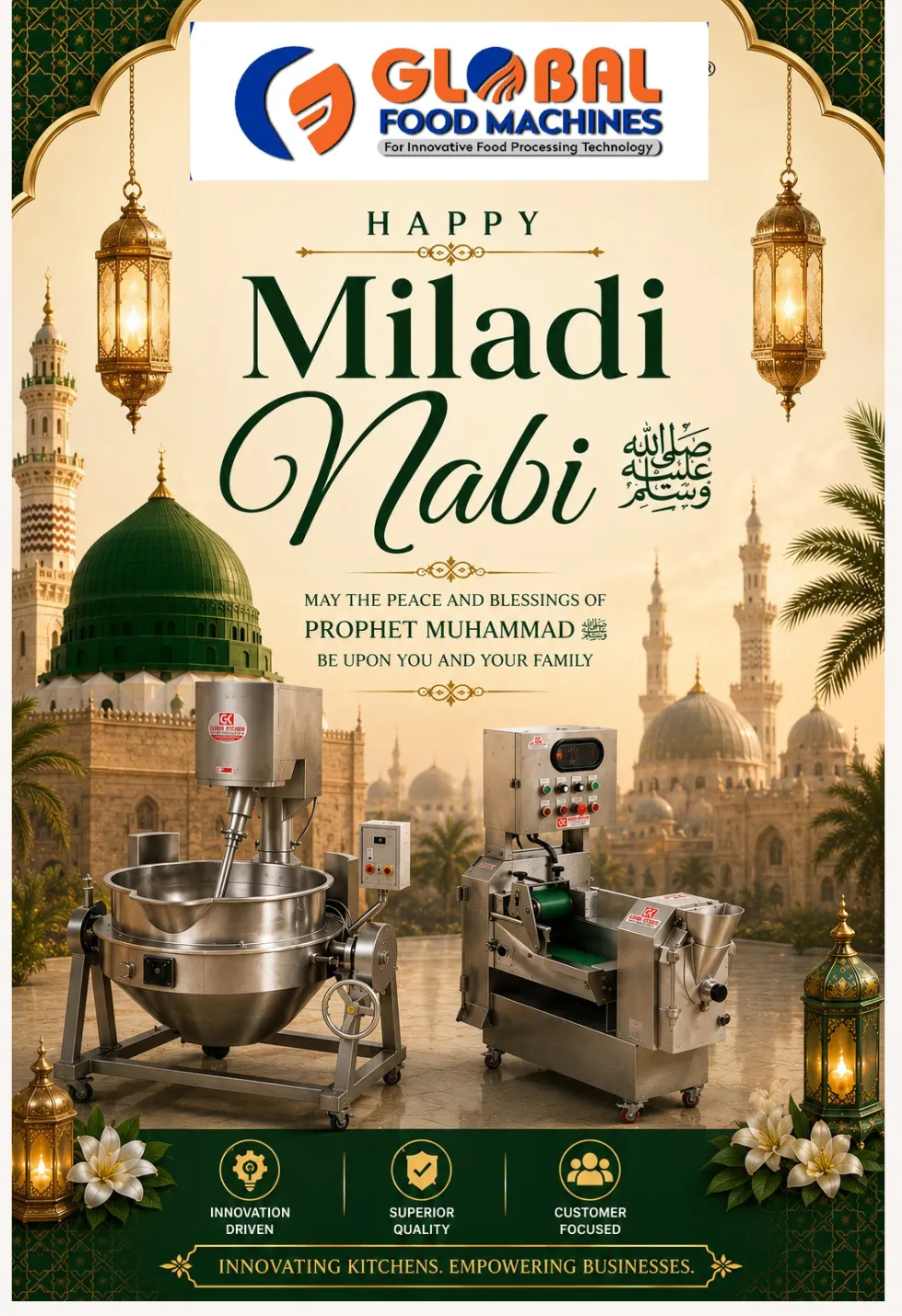 š Milad-un-Nabi Wishes From Global Food Machines