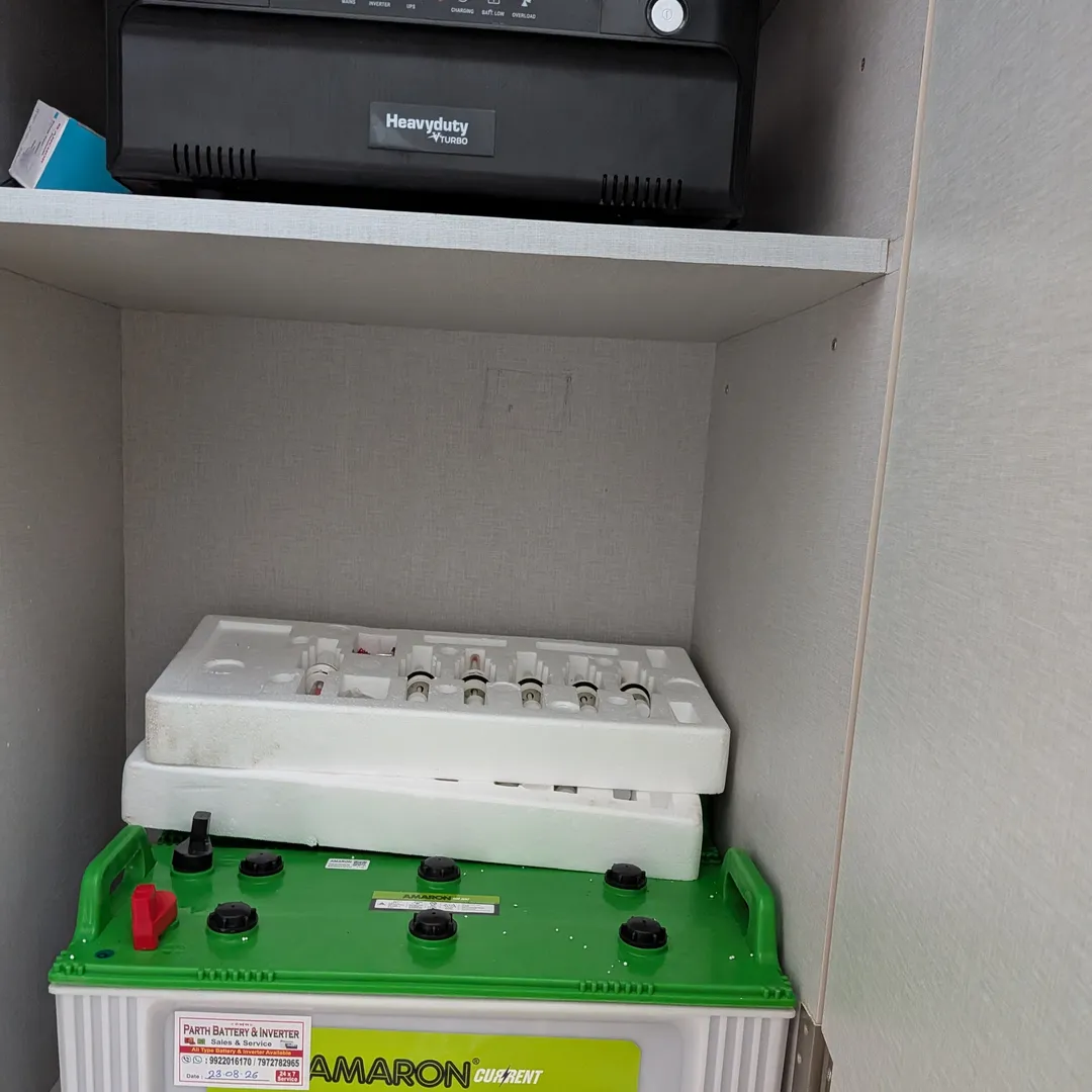 Microtek Inverter Amaron Battery Set Install