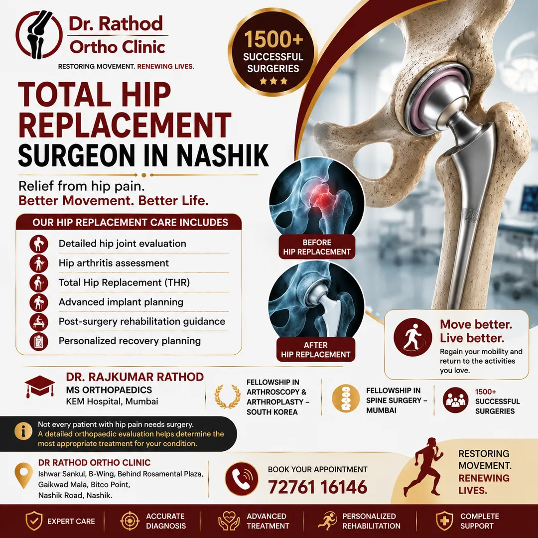 Total Hip Replacement Surgeon in Nashik | Advanced Hip Replacement Surgery