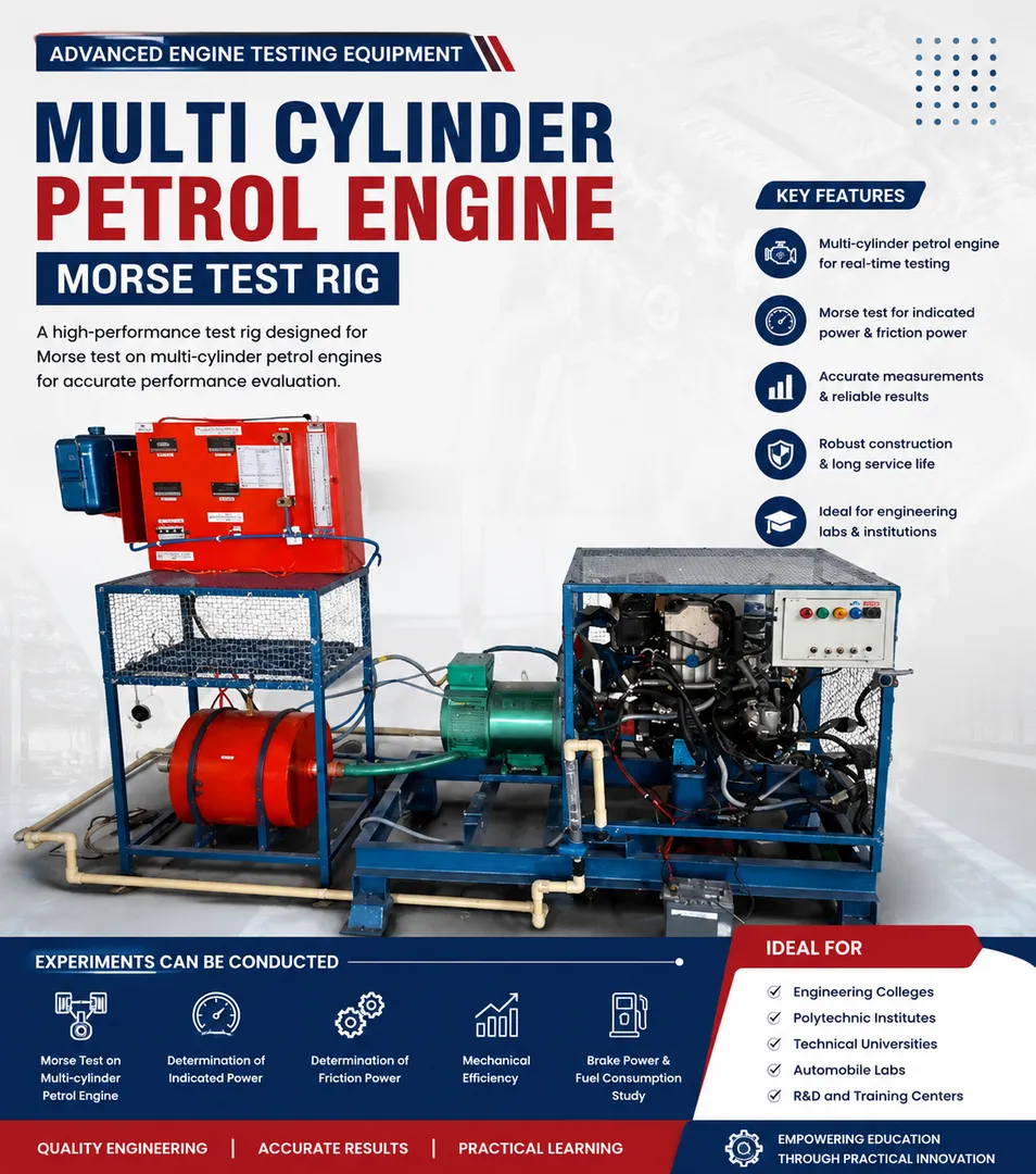Multi Cylinder Petrol Engine Morse Test Rig