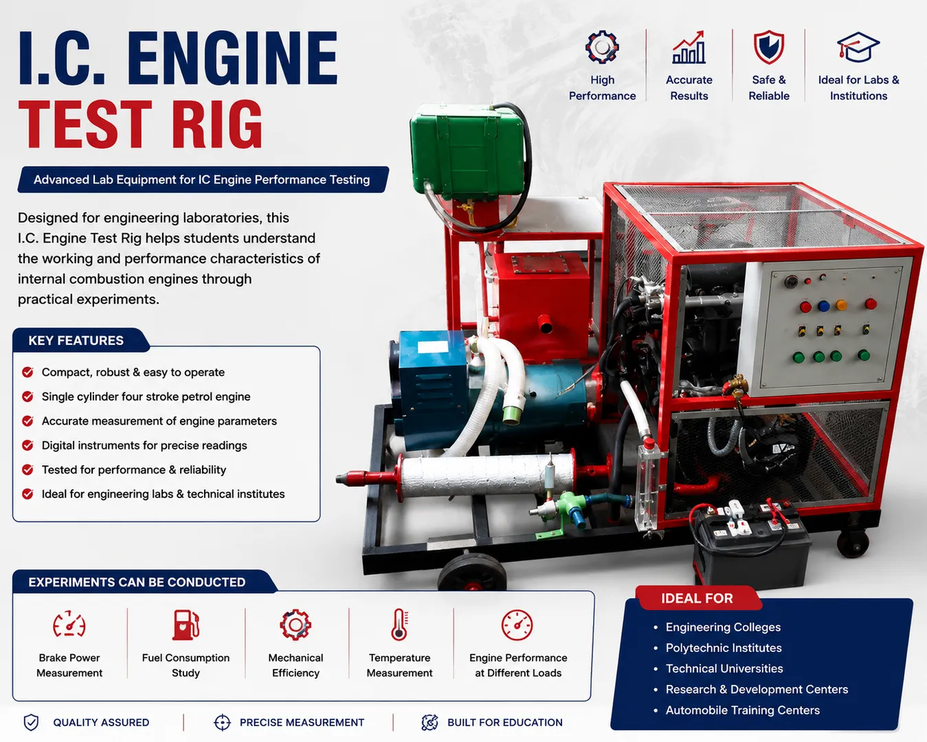 IC Engine Test Rig Manufacturer Kavi Nagar Ghaziabad