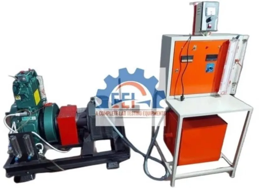Single Cylinder Diesel Engine with Eddy Current Dynamometer Test Rig