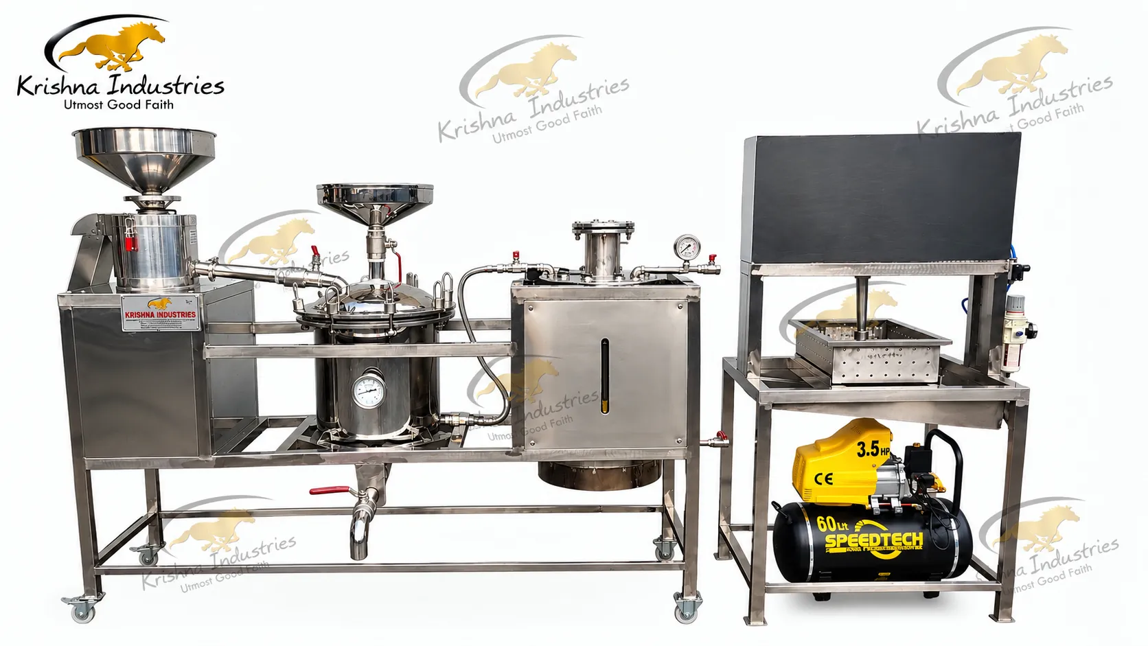 180 LPH Fully Automatic Soya Milk & Tofu Machine
The 180 LPH machine by Krishna Industries is built...