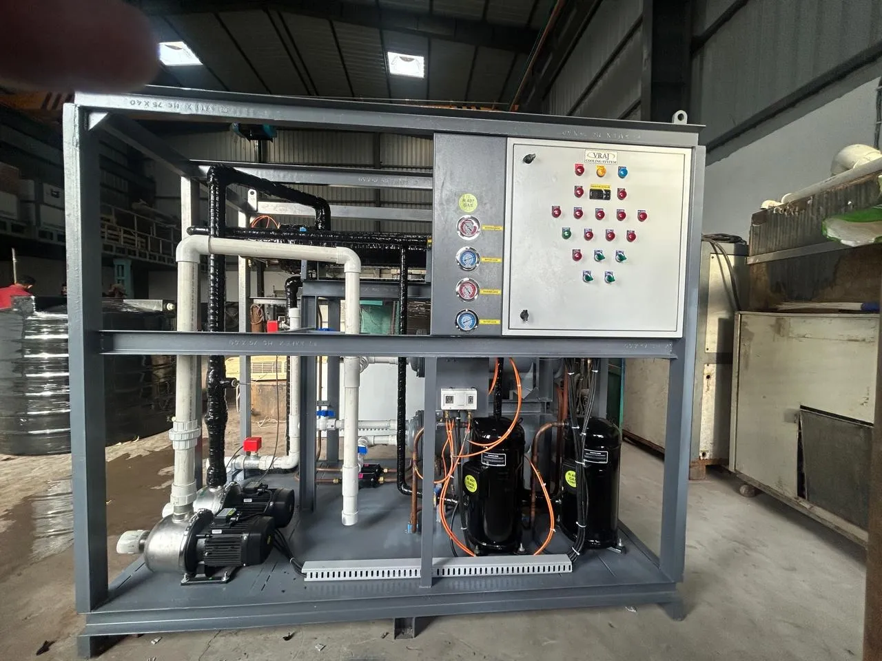 VRAJ COOLING SYSTEM PRIVATE LIMITED Deals in Industrial Water Chiller mainly. our core products are ...