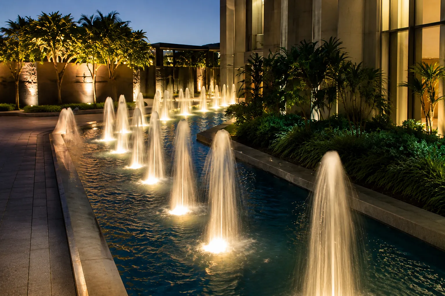 Customized Fountains Compared With Standard Designs for Project Requirements
