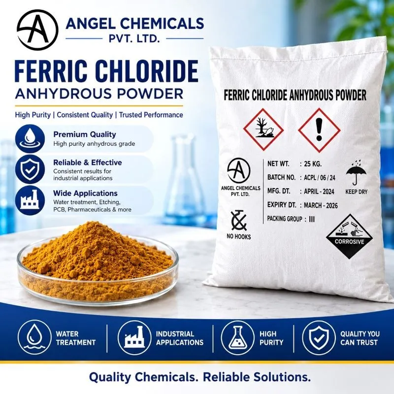 Ferric Chloride Powder Manufacturer & Supplier in Vadodara, Gujarat, India