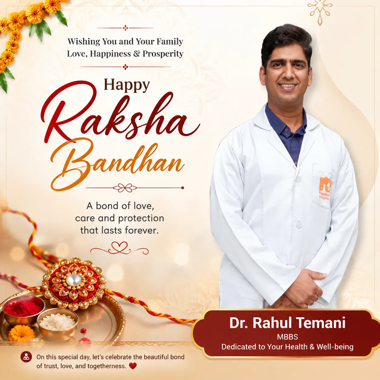 Happy Raksha Bandhan – Warm Wishes From Dr. Rahul Temani