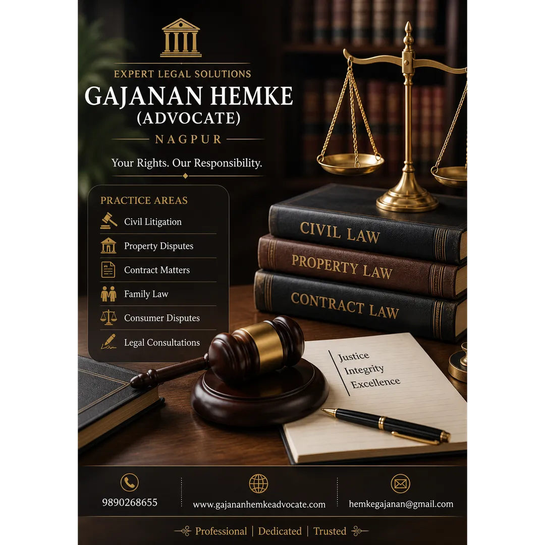 Civil Lawyer in Nagpur – Gajanan Hemke (Advocate)