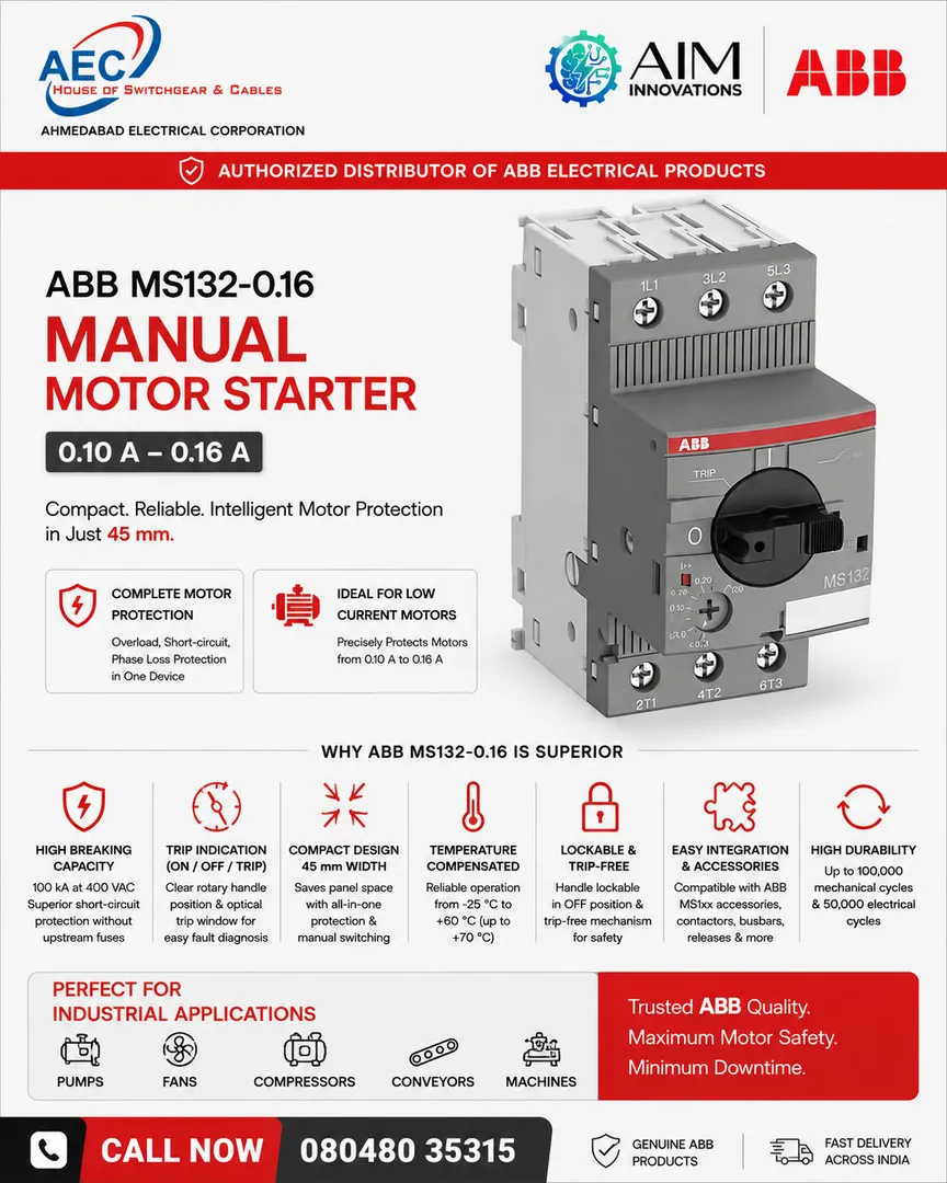 ABB Switchgear Distributor in Vadodara