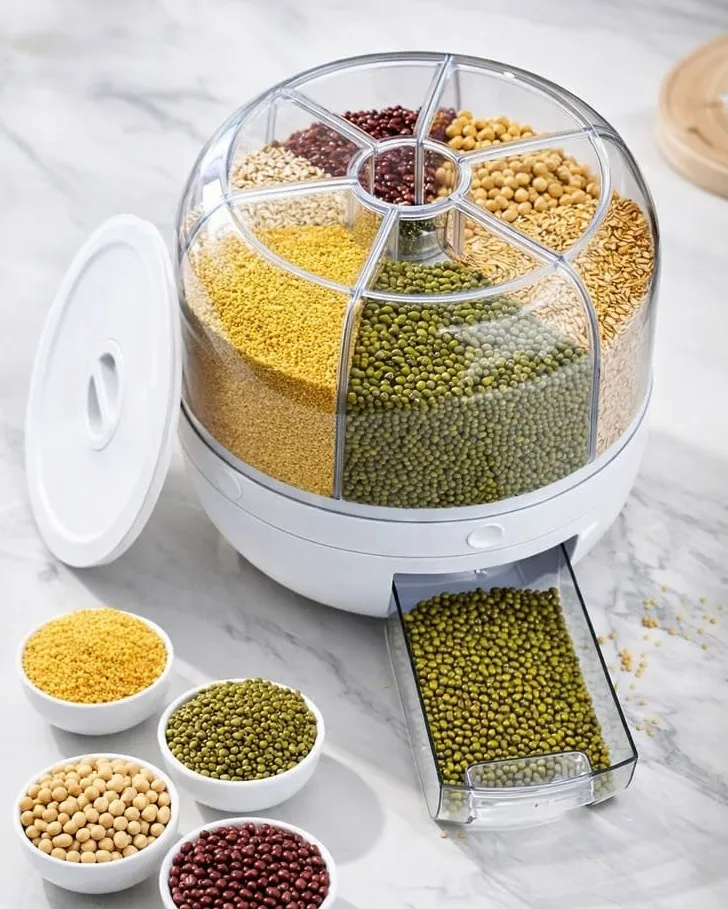 6 Grid Cereal Dispenser For Home Best Quality in Delhi