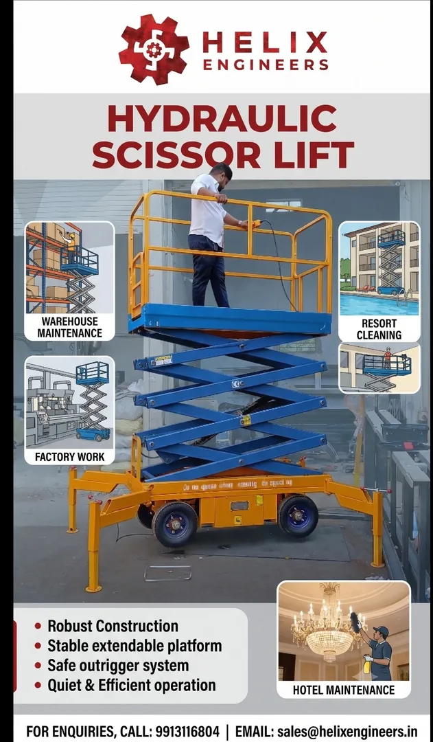 Electric Hydraulic Scissor lift Table Manufacrturer and Supplier