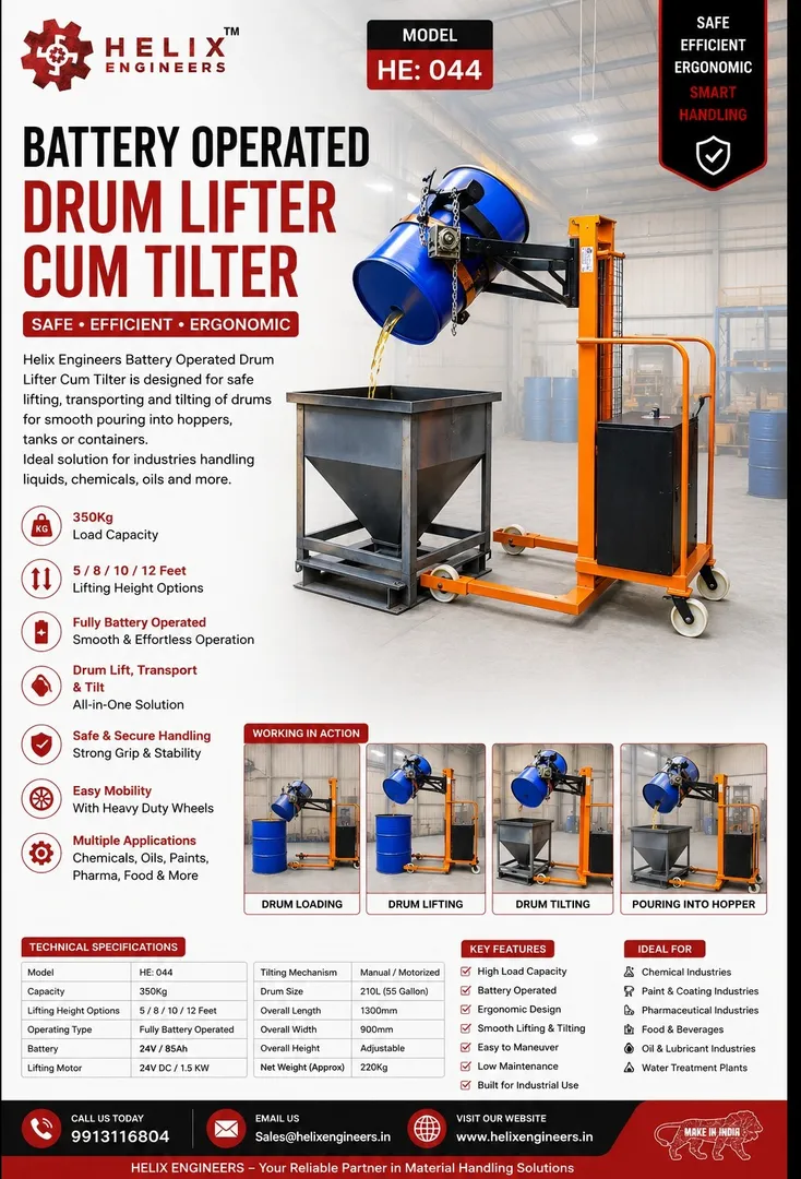 Drum Lifting Equipment Supplier
