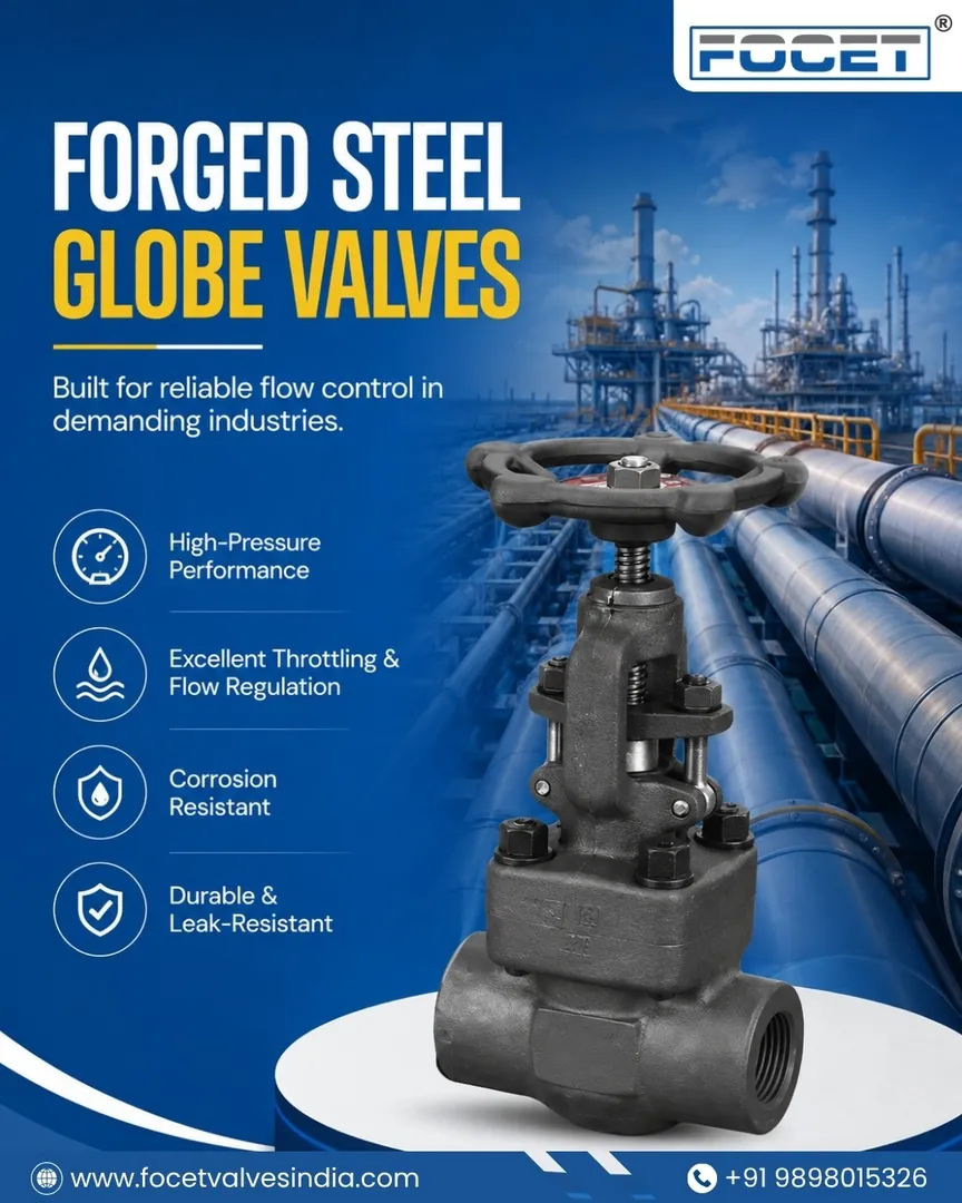 Forged Steel Globe Valves for Reliable Flow Control