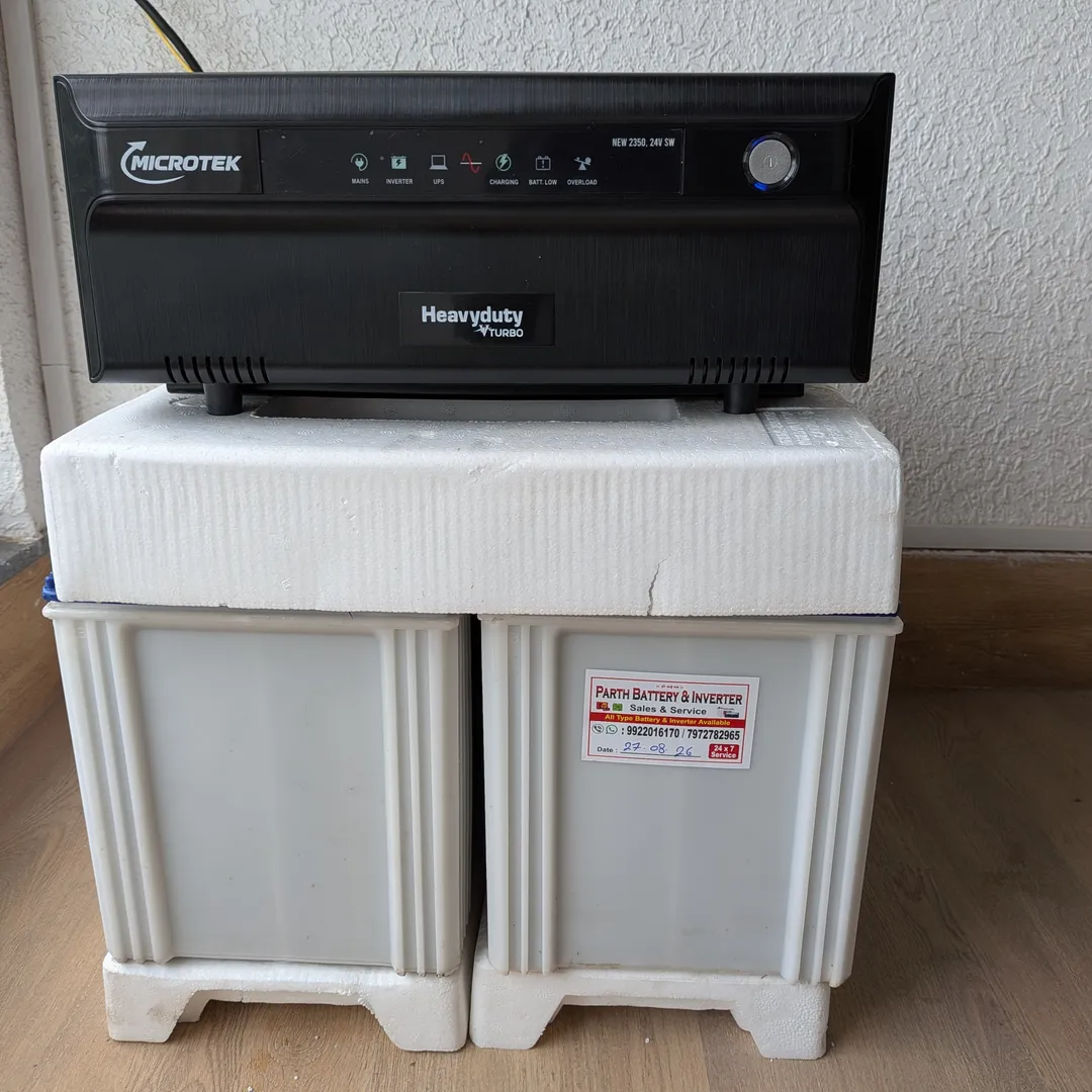 Microtek Inverter Battery Combo Set Install