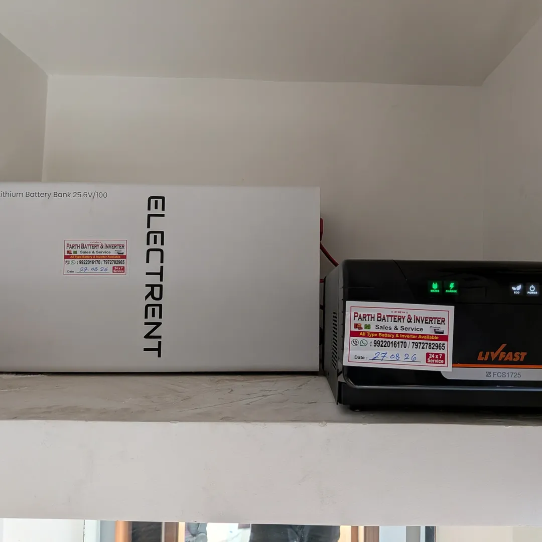 Livfast Inverter Electrent Lithium Battery Set Install