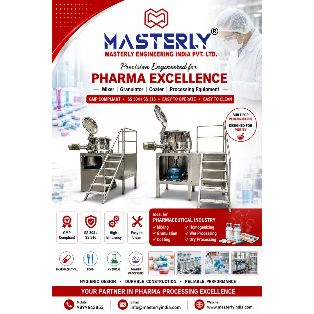 Pharma Processing Excellence with MASTERLY