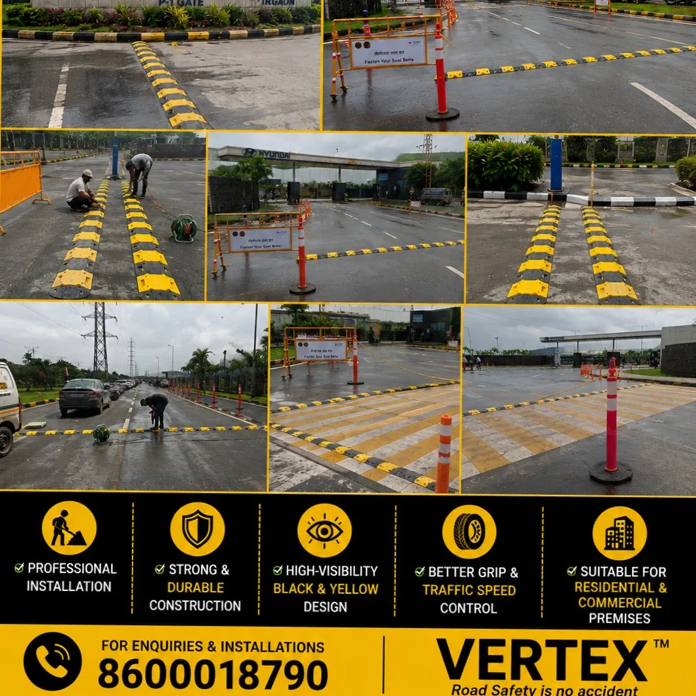 Another Successful Installation of Vertex Hexa Plastic Speed Breaker