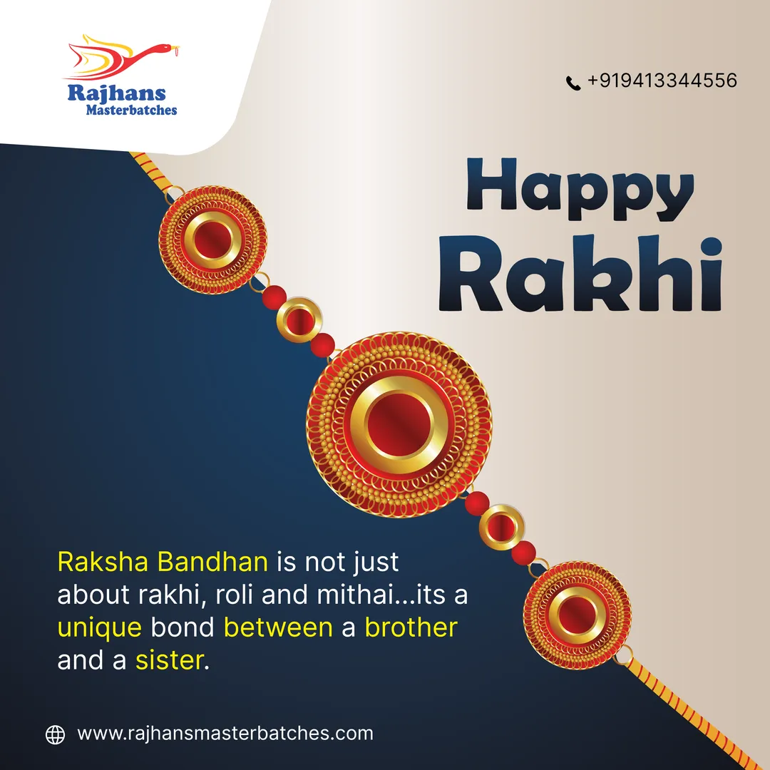 ❤️🎀 A rakhi is more than a thread. It's a promise of love, care, and togetherness. Celebrate the b...