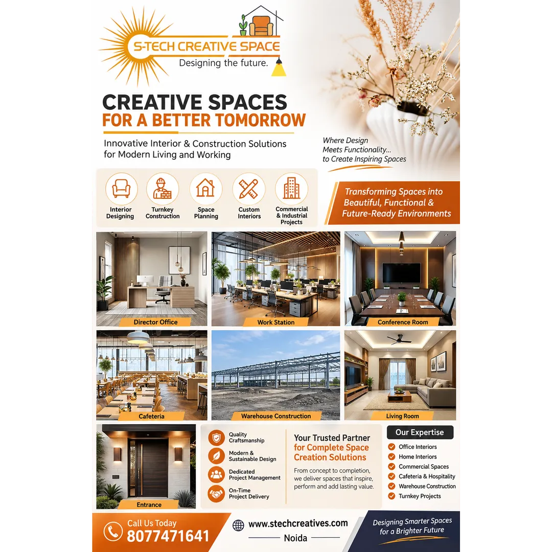 Innovative Interior Design, Turnkey Solutions & Construction Services