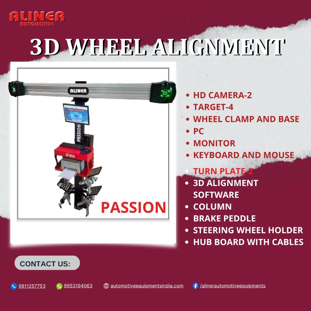 WHEEL ALIGNMENT, 3D WHEEL ALIGNMENT, WHEEL ALIGNMENT MACHINE, WHEEL ALIGNMENT MANUFACTURE