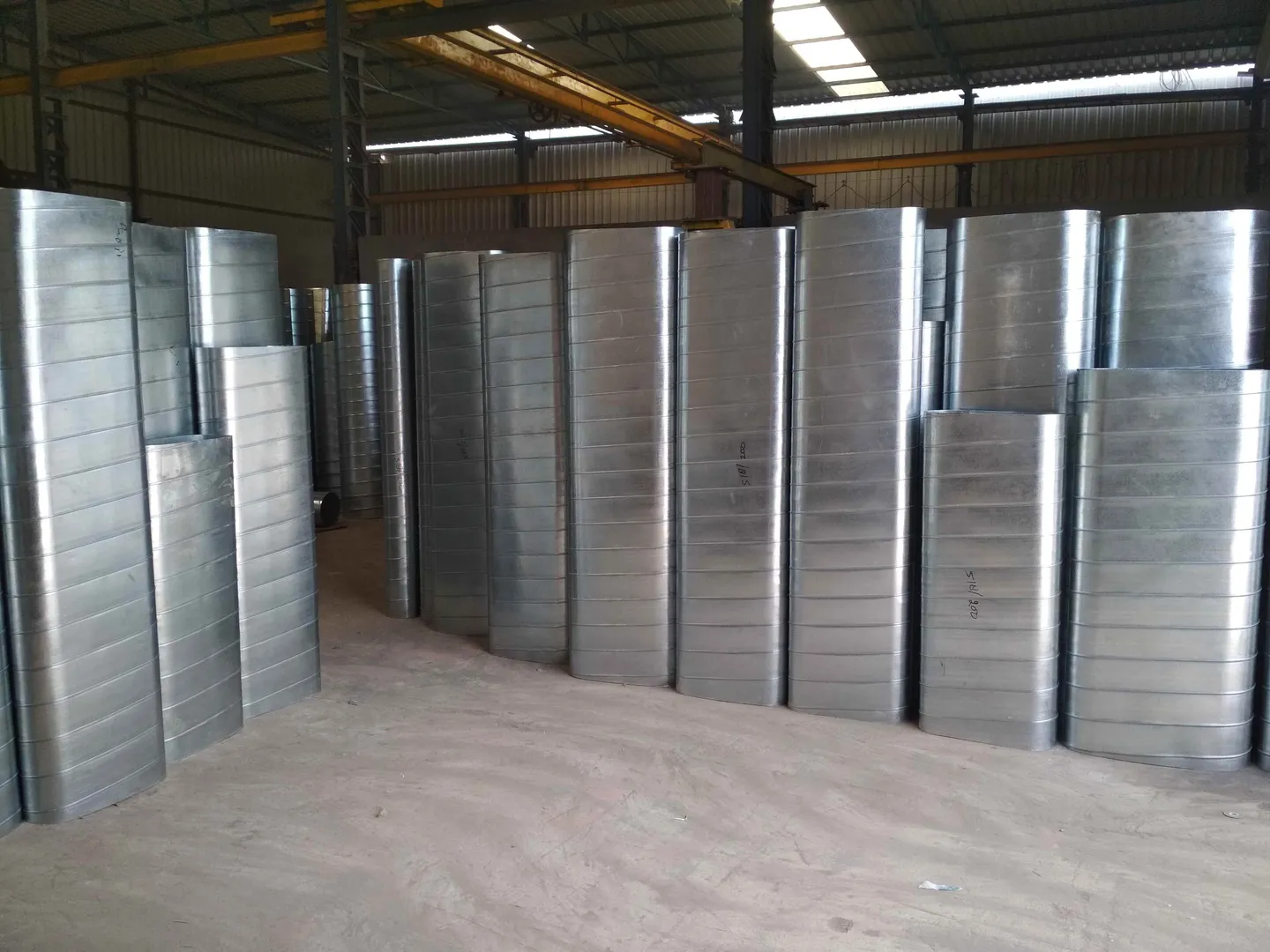 Spiral Oval Air Duct Manufacturer in Vadodara Gujarat India