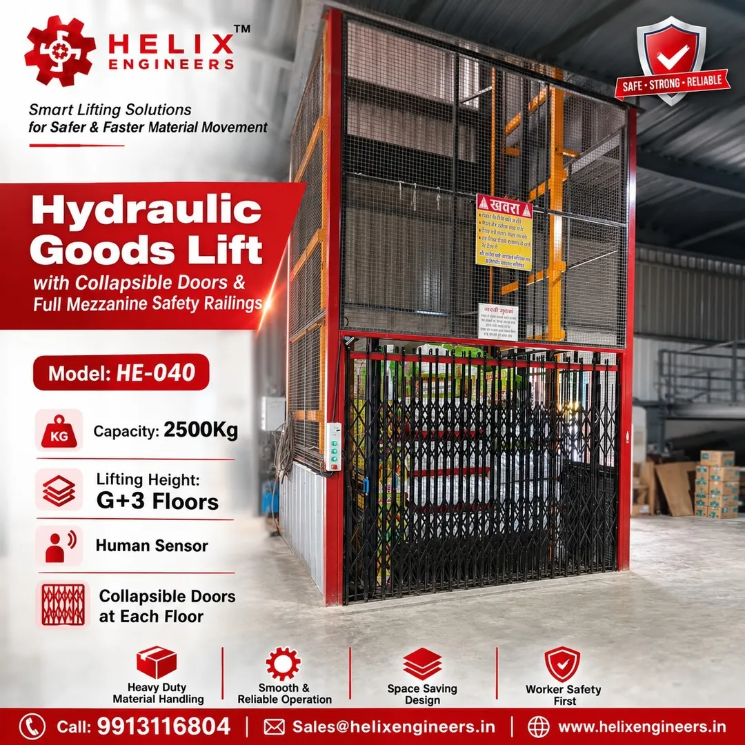 02 Ton Hydraulic Goods Lift