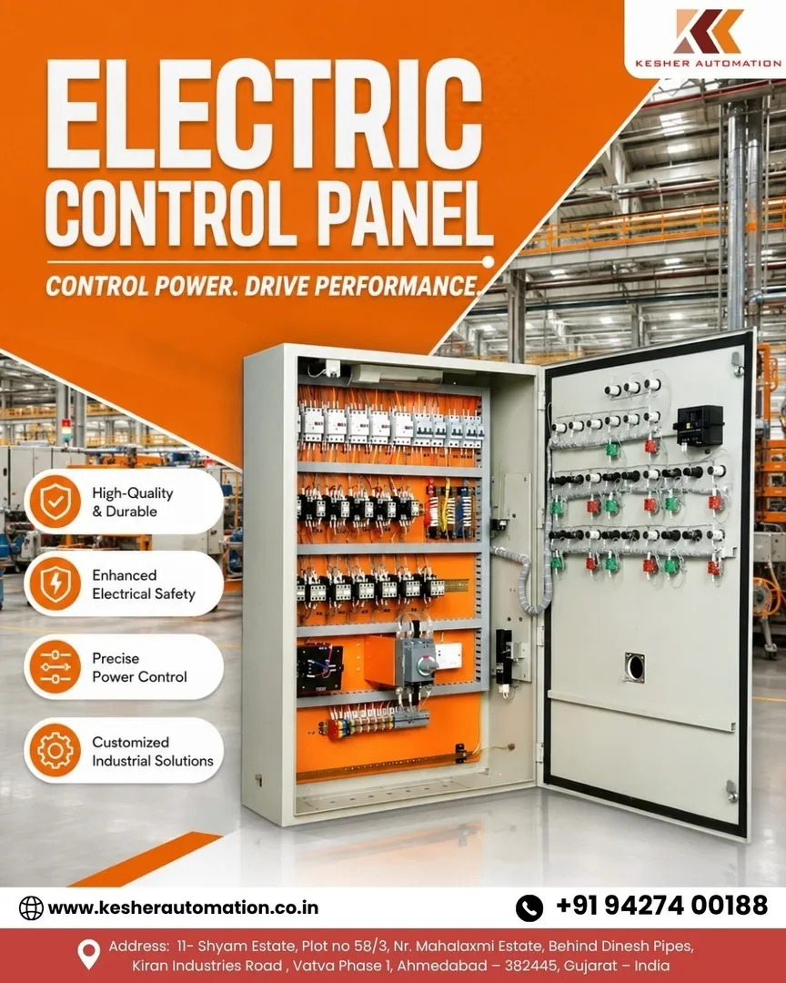 Electric Control Panel Manufacturer in Ahmedabad