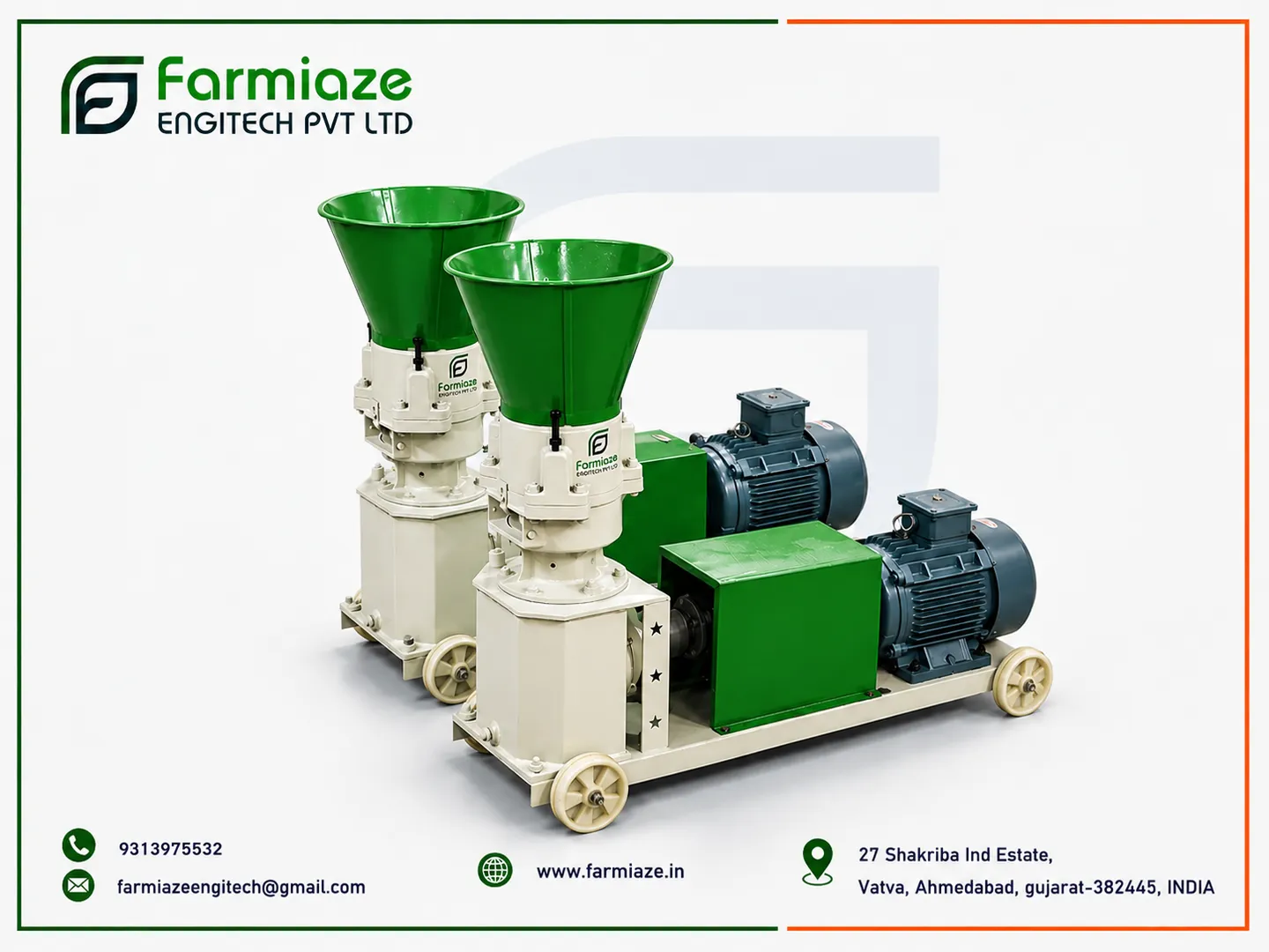 Semi-Automatic Poultry Feed Pellet Machine, 250 Kg/Hour, 10 HP Manufacturer in Amreli